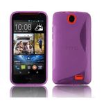 cadorabo Case works with HTC Desire 310 in PASTEL PURPLE - Shockproof and Scratch Resistant TPU Silicone Cover - Ultra Slim Protective Gel Shell Bumper Back Skin