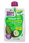 WanaBana Soursop Fruit Pulp 500g for Juice, Smoothies, Desserts, Ice Cream, Cocktails, Sauces