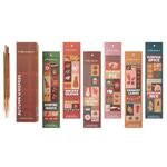 Folkulture Incense Sticks - Pack of 6 Incense -120 Fall Incense Sticks, Fall Scented Incense | Vanilla Incense Sticks, Organic Incense Sticks Non Toxic Inscents-Sticks - Pumpkin Pie, Pine & Cedar