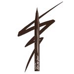 NYX Professional Makeup Epic Ink Liner, Brush Tip Liquid Eye Liner Pen, Up To 24 Hours of Wear, 6 Intensely Pigmented Shades, Waterproof Vegan Formula, Shade: Dark Chocolate