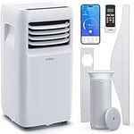 Orkan 9,000 BTU 5-In-1 Portable Air Conditioner | Smart Home WiFi Enabled | 24-Hour Timer | Class A Energy Efficiency Rating | Remote Control & Dual Window Venting Kit | For Home & Office