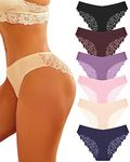 FINETOO Seamless Knickers For Women Multipack No Vpl Sexy Underwear Female Lace Panties For Ladies Comfort Hipster