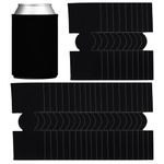 TahoeBay Unsewn Can Cooler Embroidery Blanks for 12oz Beer and Soda Cans Plain Foam Unstitched Embroider, Sublimation, Heat Transfer Vinyl Sleeves