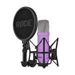 RØDE NT1 Signature Series Large-Diaphragm Condenser Microphone with Shock Mount, Pop Filter and XLR Cable for Music Production, Vocal Recording, Streaming and Podcasting (Purple)