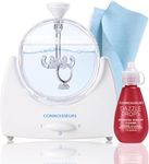 CONNOISSEURS LaSonic Diamond Dazzler Jewellery Cleaner | Personal-Sized Sonic Cleaner Ring Cleaner | Sonic Cleaning Machine with Diamond Dazzle Jewelry Cleaner Cloth & Dazzle Drop Concentrate