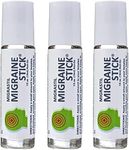 Basic Vigor Migrastil Migraine Stick 3-Pack Natural Migraine Roll-on. Made in The USA with Peppermint, Spearmint and Lavender Essential Oils. (Regular Strength)