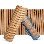 TradeXone Slate bamboo fence screening extra thick garden screening suitable choice for bamboo screening provide an instant solution for outdoor wind and sun protection (1.8mx4m)