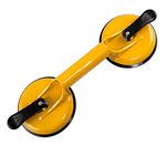 L-TMS Premium Quality Heavy Duty Aluminum Suction Cup Plate Double Handle Professional Glass Puller