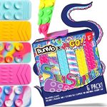 BUNMO 6pk Sensory Suction Toys - Stocking Stuffers for Kids - Sensory Toys - Stocking Stuffers - Engaging Creative & Imaginative Play - Stimulating & Addictive - Kids Stocking Stuffers