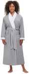 Plush Lined Microfiber Bath Robe fo