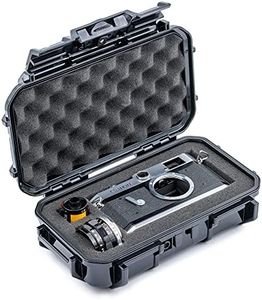 Evergreen 56 Waterproof Dry Box Protective Case with Pick & Pluck Foam - Travel Safe/Mil Spec/USA Made - for Cameras, Phones, Camping, Fishing, Hiking, Water Sports, Knives, Survival (Black)