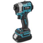 Fiihio Cordless Impact Driver Compatible with Makita 18V Battery, 1/4" Hex Chuck Power Impact Driver 2500 in-lbs, 4 Available Speed Compact Driver Tool, Auto Stop & LED Light (No Battery)