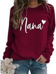 HHLLEOJK Womens Nana Graphic Sweats