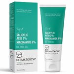 DERMATOUCH Salicylic Acid 2% Niacinamide 6% Anti-Acne Oil-Free Gel For Active Acne, Oil Balancing, Pore tightening - 70G