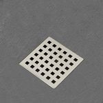 LIPKA Palo Grating Floor Drain |Premium Stainless Steel|6 x 6 Inches|Commercial Drain|