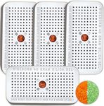 Wisesorb 40 Gram Pack of 4 Silica Gel Canister, Gun Safe Dehumidifiers (Orange to Green), Reusable Desiccant Moisture Absorber for Car, Closet