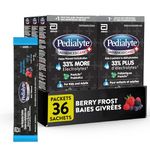 Pedialyte AdvancedCare Plus Electrolyte Powder Sticks Value Pack, Electrolytes For Dehydration, Electrolyte Powder Packets, Berry Frost, 36x17g