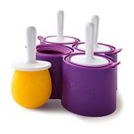 Zoku Round Ice Pop Moulds - Purple