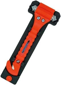 VZL Notfallhammer Auto mit Gurtschneider - Auto Zubehör & Auto Gadgets – Autozubehör Innenraum – Car Accessories – Auto Accessoires – Gurtschneider Notfallhammer - Nothammer auto mit gurtschneider tüv