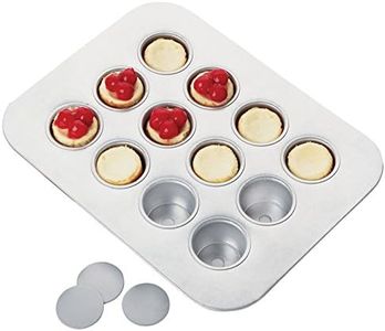 Chicago Metallic 12-Cup Mini-Cheesecake Pan, 14-Inch-by-10.75-Inch