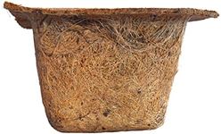 PALM NAKI 3" Coconut Coir Spanish Cup, Set of 4 - Coco Coir Flower Seeds Pot, Pots for Flowers, Seed Starter Tray, Gardening Supplies, Nursery Pots, Coconut Fiber Pots, Small Plant Pots