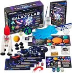 Original Stationery Space Science Kit, Solar System Kit with a Rocket, Outer Space Craft Stickers and More to Make a Moon Spinner and a Solar System, Fun Gift Idea and Space Toys for Boys and Girls