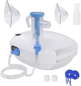 Nebulizer Machine for Adults and Kids Breathing Compressor Nebulizer with 2 Masks & Mouthpiece, Adjustable Nebulization Rate for Home Use