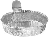 Heathrow Scientific HD14521B Weighing Boats, Aluminum, Medium, 57mm Diameter x 14mm Height (Pack of 100)