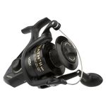 PENN Wrath II Saltwater Spinning Fishing Reel, Size 6000, Right/Left Handle Position, Corrosion-Resistant Graphite Body, Machined Anodized Aluminum Spool