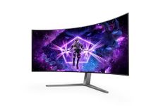 AOC Agon Pro AG456UCZD - 45 inch OLED WQHD Curved Gaming Monitor, 240 Hz, 0.03 ms GtG, HDR10, FreeSync Prem, Pro, G-Sync comp. (34440x1440, HDMI 2.0, DisplayPort 1.4, USB-C (90 W PD), USB Hub) black