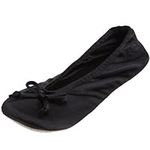 isotoner Women's Satin Ballerina Sl