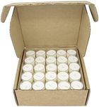 Premium Tealights Soy Wax Transparent Clear Cup Tea Lights with 4 Hours or 7-8 Hours Burning Time Pure White Wax Unscented Night Lights Candles Vegan Wax Non-Toxic