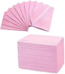 Shmian 13"x18"Disposable Nail Art Table Towels, 3 Ply Cotton Waterproof Dental Bibs for Patients, Tattoo Bibs Paper Tray Covers