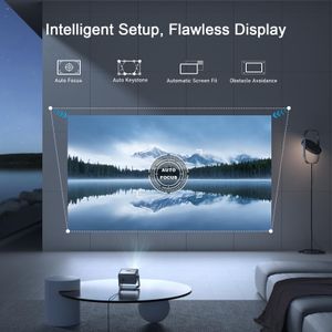 VOPLLS 4K Smart Projector – Home Theater WiFi Bluetooth