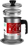 1700ml /58oz Oil Strainer Storage Can Grease Container Pot Colander Stainless Steel Fine Mesh Oil Filter Cooking Dining Kitchen Oil Fat Grease Separator Keeper for Bacon Fries Fried Food