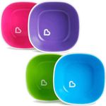 Munchkin Splash Toddler Bowls - 200g, Pack of 2 - BPA-Free, Easy-to-Clean Baby Bowls - Vibrant Colors May Vary - Unisex Design