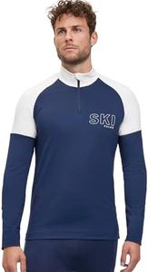 FALKE Men's SK Thermallayer warm Sweatshirt, Blue (Space Blue 6116), XL