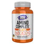 Now Foods, Amino Complete (Amino Acid Blend), 120 Capsules, with BCAA, Gluten Free, Vegetarian, Non-GMO