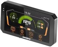 INNOVV N2 6" Apple Carplay Screen for Motorcycle, Touch Screen Wireless Apple CarPlay & Android Auto GPS Navigation System, 5G Wi-Fi, IP67 Waterproof, Bluetooth, Parking Mode, Siri, App Connect