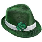 Rhode Island Novelty Green Celtic Shamrock Fedora