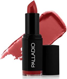 Palladio Herbal Matte Lipstick, Scarlet, Creamy and Full Coverage Long Lasting Matte Lipstick