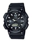 Casio Men's AQS810W-1AVCF Solar Sport Combination Watch, Black, One Size