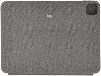 Logitech Combo Touch iPad Pro 11-inch (1st, 2nd, 3rd gen - 2018, 2020, 2021) Keyboard Case - Detachable Backlit Keyboard, Click-Anywhere Trackpad, Smart Connector - Grey; USA Layout