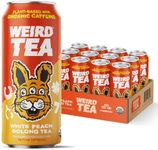 Drink Weird Organic White Peach Oolong Tea – 16oz Cans, 160mg Organic Caffeine, Pack of 12 – A Refreshing Energy Drink Alternative