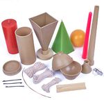 Candle Molds Set for Candle Making – Taper Candle Mold – Pyramid Candle Mold – Cylinder Candle Mold – Sphere Candle Mold – 4 Different Plastic Molds Set