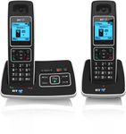 BT Cordless DECT Phone with Answer Machine and Nuisance Call Blocking - Pack of 2