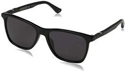 Police SPL872 Sunglasses, Shiny Black/Grey, One Size