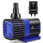 fishkeeper 30W 930GPH(3520L/H) Submersible Water Pump, DC 24V Ultra Quiet Pond Pump with 13.1ft High Lift, 13.6ft Power Cord, 20 Speeds Adjustable for Fish Tank/Aquariums/Fountains/Sump/Hydroponic