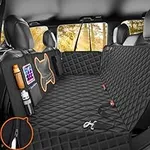QINGTI Dog Seat Cover for Car Back 