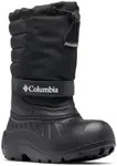 Columbia Youth Unisex Powderbug Snowlite, Black/White, 6